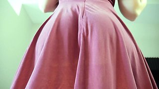 Sweet blonde teen plays with big toy in the ass