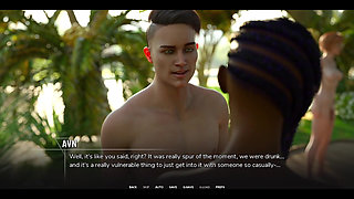Taboo University - Big Titty Emo College Girl Gets Conforted by Busty Black Girl with Tattoos