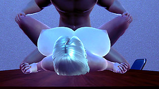 OFFICE SEX WITH SUPER BUSTY WET STEPMOM - 3D HENTAI