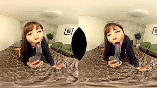 Jav Star Takes The Vr Reins Part 1; Japanese Idol Pov Sex Vr Threesome Voyeur