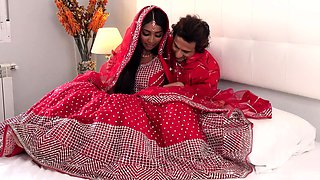 NiksIndian-Real Desi Couple Suhagraat Sex Virgin Dulhan