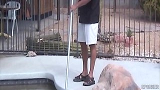 The Pool Guy Fucks Hard Blondie Housewife
