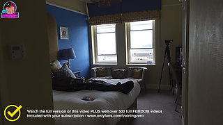 Training Zero Femdom Slave Face Sitting Orgasm Bondage Denied Chastity Real Homemade Amateur Couple Wife Milf Submissive