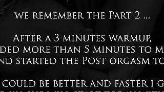 Masked Fantasy Game Part No.3 She Has to Orgasm in 5,24 Min. Whilesteadily Stimulated Clit and Ass