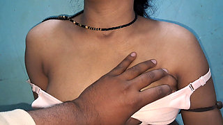 After Sex Relaxing Boobs Play with Wife
