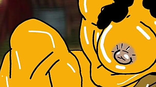 Redneck's Wife. Cartoon. Animation