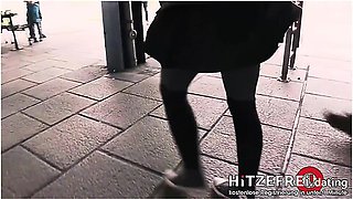 Naughty Outdoor Sex On Abandoned Place With Hot Brunette Babe