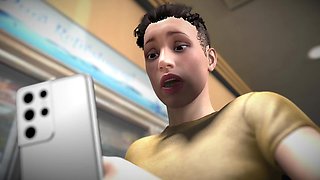 Crazy Threesome: Chubby Stepmom x BWC Stepson x BBC Neighbour (3D Animation)