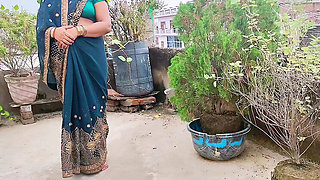 Desi Indian Bhabhi Neighbor Hardcore Fucking with Hindi Audio - Rough Sex and Cumshot