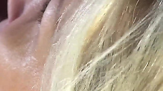 Wild Blonde MILF Blowbang Private Party