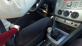 Wife Wants to Fuck in the Car and Rides My Hard Cock for a Nice and Wet Creampie