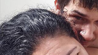 Wife sucking deep throat beautiful putiwife