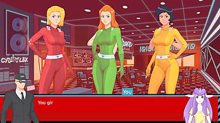 Busty anime hentai vtuber shows off in a playful session
