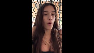 Skinny Teen Latina First Casting Blowjob POV - 18yo Busty Brazilian Gostosa