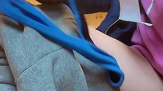 Hana at Kitchen Cooking Then She Need Go to Pee on Toilet