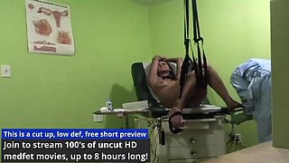 Alexis Grace Handcuffed & Examined in Hot Medical Fetish Role Play - Loud Moaning Orgasm