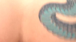 Tattoed Babe Luna Legend Suck and Cowgirl on My POV