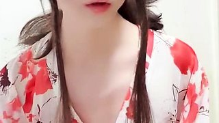 Amateur striptease and Solo masturbation