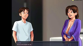 Stepmom Sucks Me Off On the Sofa Dubbed