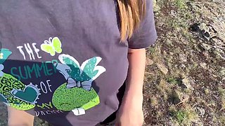 Miki-Likes - Public fuck on the nature of the Russian w