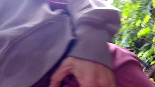 Nerdy Faery Desperate Pee Walk With Hairy Pussy Wet Panties Outdoor