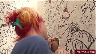 Tranny Aubrey Kate facefucks and pussy bangs Kristy Snow