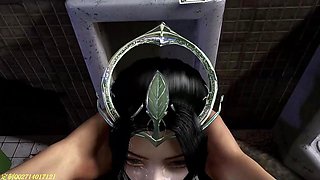 Cartoon 3D fantastic girl porn video