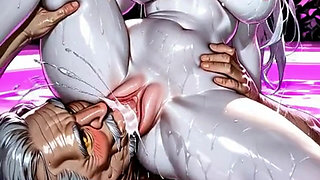Old Licking Pussylips 18teen Anime Hentai 3D Animation.