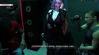 Cheating Wife at Nigh Club - 3D Animation Hentai