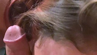 Amateur Blond Give Nice POV Blowjob
