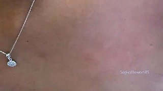 Amateur striptease and Solo masturbation
