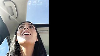 Aubry Babcock's Car Masturbation