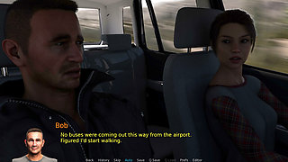 Bigcock Hitchhiker Fucked and Creampied a Desperate MILF