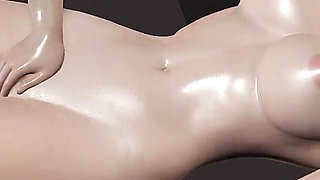 Tomoe Mami's Hentai Adventure Close-up Pussy Licking in Corridor Double Dildo Action in Ass and Pussy Pussy Fingering