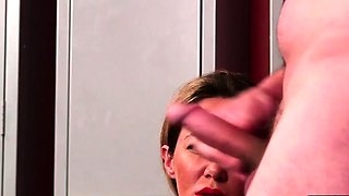 Bigtitted hot bae asks loser to tug dick