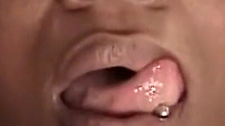 Two Young Black Lesbians with Nice Tits Lick Each Other's Pussy and Enjoy