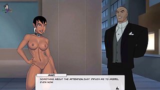DC Comics ladies take control in leashing vixen scene