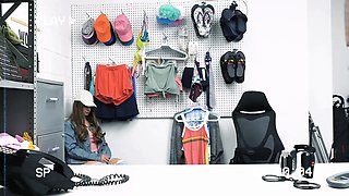 Crystal's meaty tits and desk porn coax calvin to overlook her theft, sealing the deal with a steamy nail