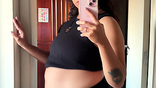 Bloated and Farting After Milkshake Massive Toilet Farts Explosion Naked Relief