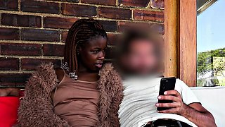 Big butt African swallowed big cock