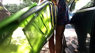 Euro amateur outdoor masturbation