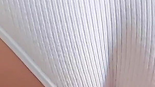 I Rubbed His Cock with My Tight Black Shorts and His Penis Started Leaking