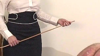 Caned by Miss Wood