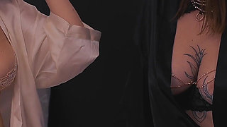 Family House S1e1: Shocking Bed-sharing Fauxcest - Stepsiblings Caught by Aunty Leads to Wild Threeway!