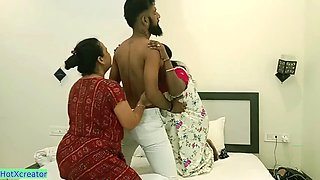 Desi Bengali Housewife Threesome Sex With Sister! Come and fuck us!