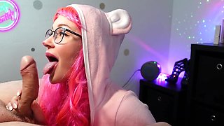 Cosplaying German stepsister lets him put it right in