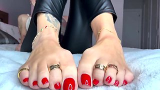 Amateur Trampling brings you Foot Fetish xxx mov