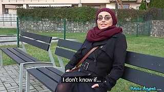 Public agent full gig - afghan women Tight Pussy too petite for gigantic dick