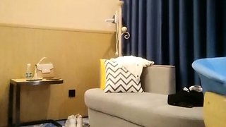 Amateur Asian College Teen Gives Blowjob