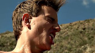 A Waxing  Wanking For Slave Casper - Casper Ellis  Ashton Bradley